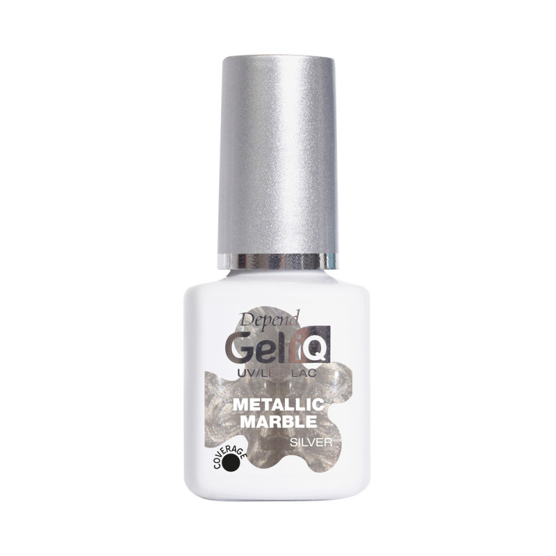 291010129 Metallic Marble Silver