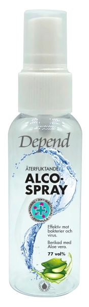 DEPEND ALCOSPRAY 50ML KÄSIDESISUIHKE